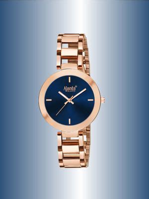 Buy Ajanta Quartz Blue Dial Analog Watch For Women - AWC043MSL/BR/R (M ...