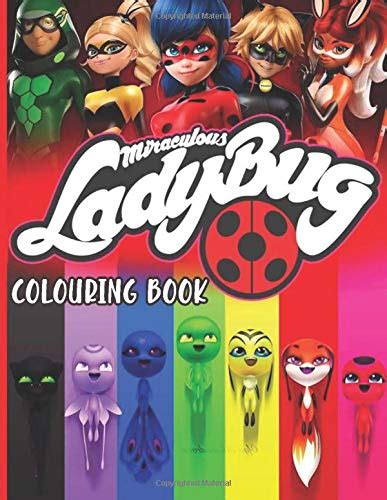 Buy Miraculous Ladybug Colouring Book: Kwamis Edition | 21 Days ...