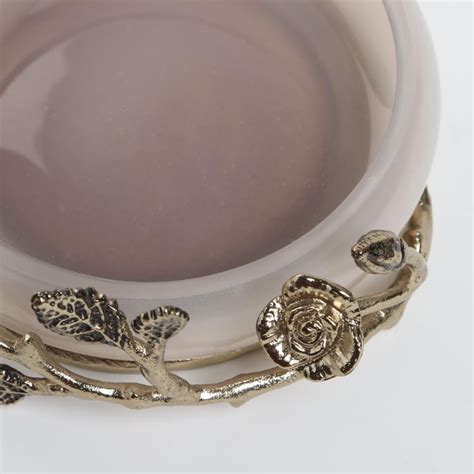Buy Panama Rose Glass and Metal Soap Dish from Home Centre at just INR ...