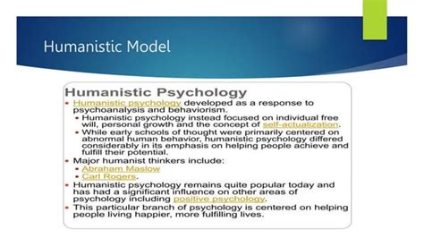 Image result for Humanistic Model