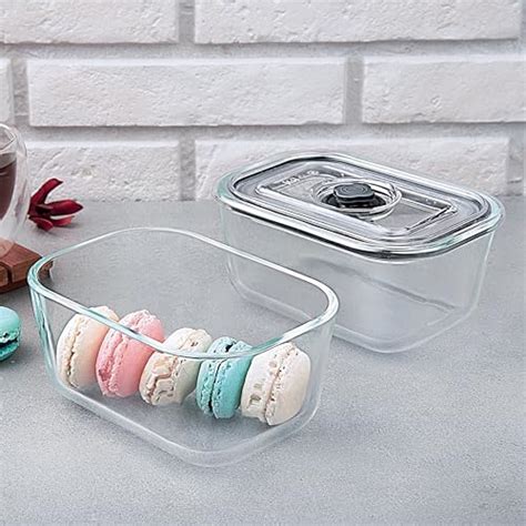 Buy La Opala Cook Serve Store 100% Borosilicate Glass Storage Mini ...