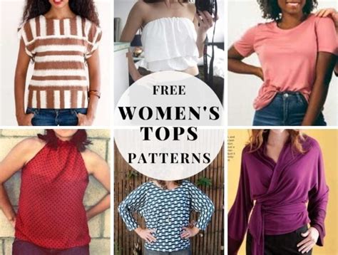 20+ Free Sewing Patterns For Women's Tops (Just Gorgeous!) ⋆ Hello Sewing