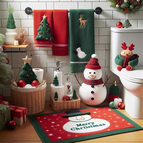 15 Christmas Bathroom Decor Ideas for Festive Cheer
