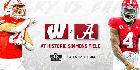Bucky vs. Bama at Historic Simmons Field, 7817 Sheridan Rd, Kenosha, WI ...