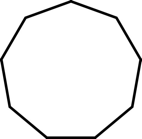 9-sided Polygon | ClipArt ETC