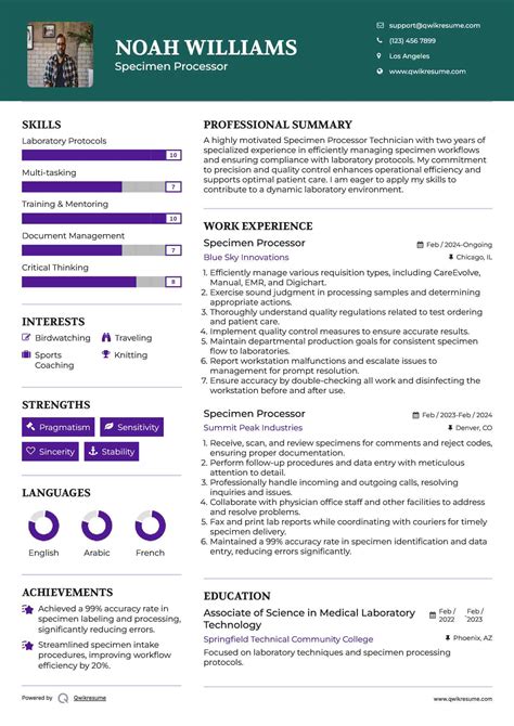 Image result for Specimen Processor Training