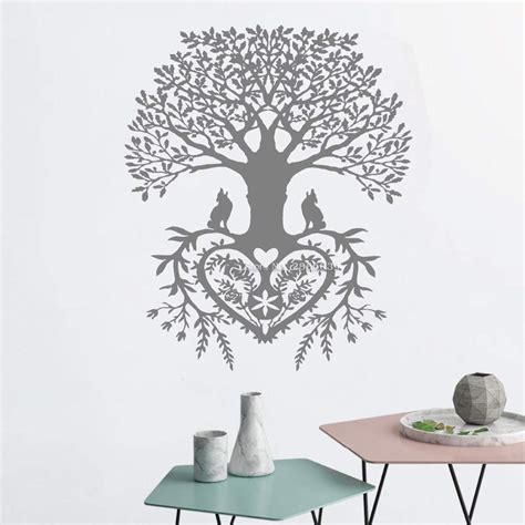 Buy Gadgets Vinyl Wrap Tree Of Life Wall Stickers Decal Tribal Circle ...