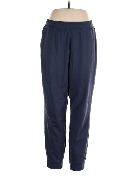 Uniqlo 100% Polyester Solid Navy Blue Sweatpants Size XL - 50% off ...