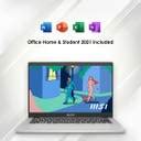 MSI AMD Ryzen 5 Hexa Core 7430U - (16 GB/512 GB SSD/Windows 11 Home) 14 ...