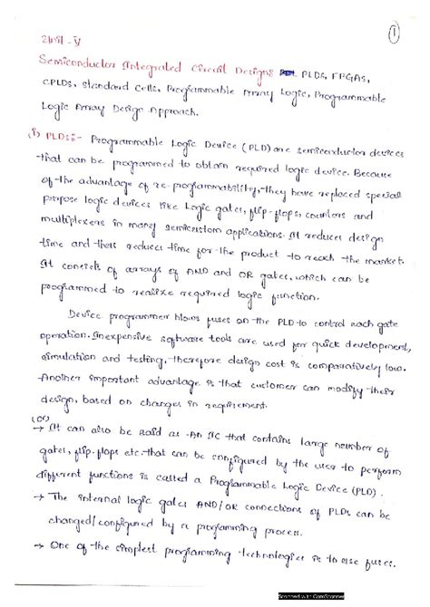 VLSI U-5: Comprehensive Notes on Semiconductor Integrated Circuit ...