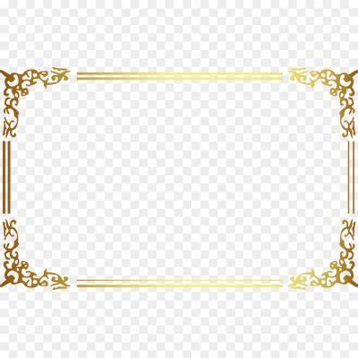 Abstract Gold Frame PNG Clipart - Pngsource