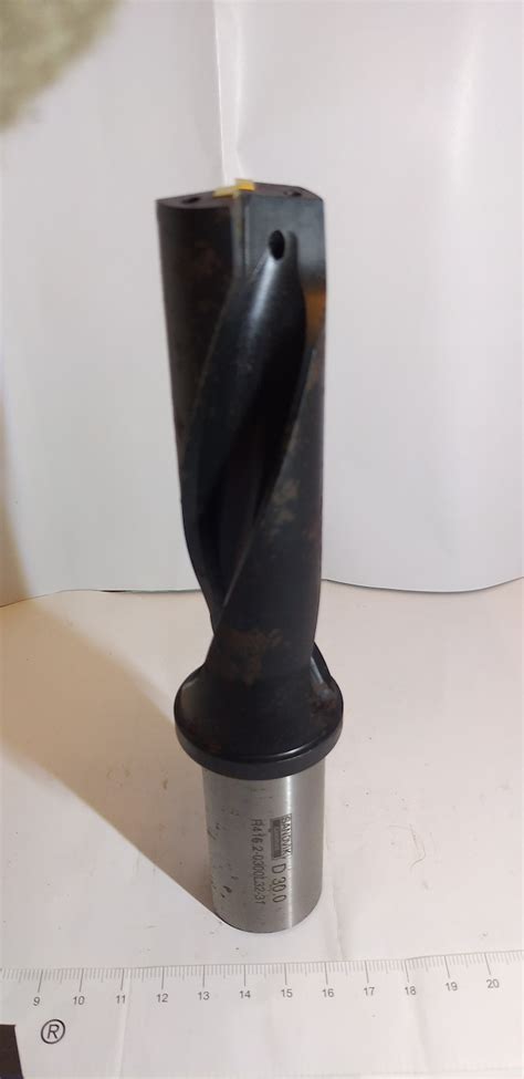 108P超硬ﾁｯﾌﾟ式ﾄﾞﾘﾙ φ30 L/D=3 加工長=90mm ｻﾝﾄﾞﾋﾞｯｸ R416.2-0300L32-31 新品ﾁｯﾌﾟ付 ...