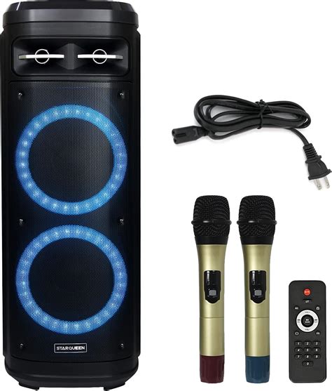 Buy STARQUEEN Karaoke Machine Speaker for Adults Bluetooth Pa System ...