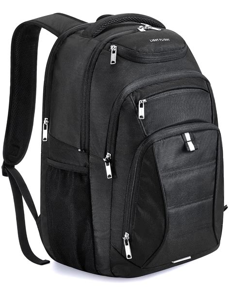 Buy LIGHT FLIGHT Travel Laptop Backpack Men, Water Resistant Laptop ...