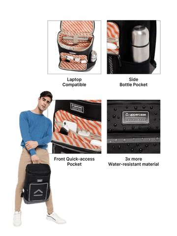 Buy Tall Boy Black Backpack | Smart Pick for Work & Campus