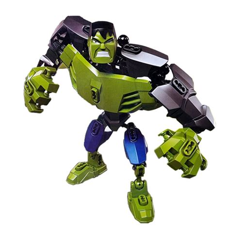 Brick Superhero Green Hulk Blocks for Creative Play and Development ...