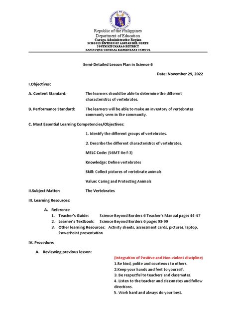 Image result for Lesson Plan for New Curriculum for Basic Science