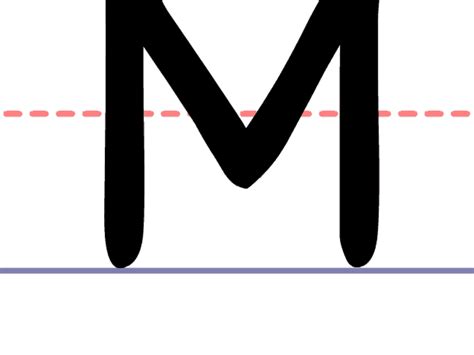 Cursive Uppercase M