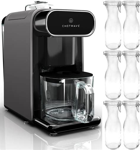 Buy ChefWave Milkmade Non-Dairy Milk Maker SilverBlack with Resealable ...
