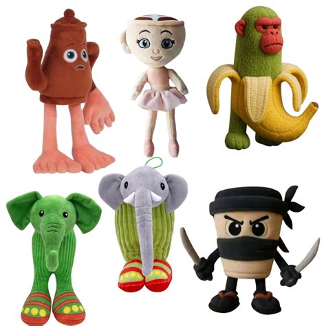 Italian Brainrot Figure Plush, Cappuccina Ballerina Plush Pillows, Soft ...