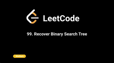 Image result for Recover Binary Search Tree Java