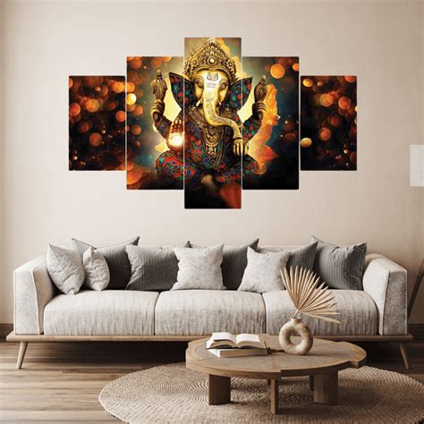 Shri Ganesh Framed Wall Painting – Allure Box