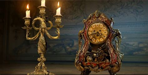 Photo: Lumiere and Cogsworth From Live-Action Beauty And The Beast