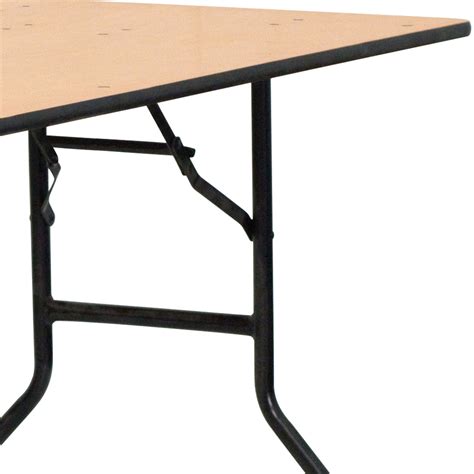 30x72 Wood Fold Table YT-WTFT30X72-TBL- - BizChair