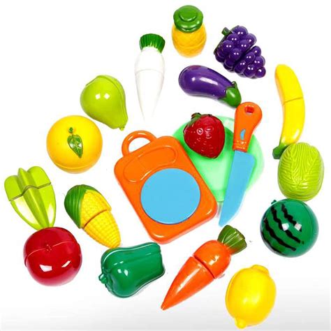 Buy Kids Mandi Pretend Play Food Cutting Set for Kid,Cuttable Fruits ...