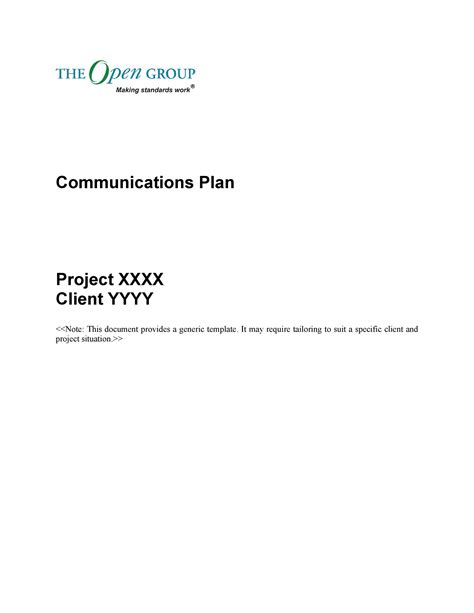 37 Simple Communication Plan Examples (+ Free Templates) ᐅ TemplateLab