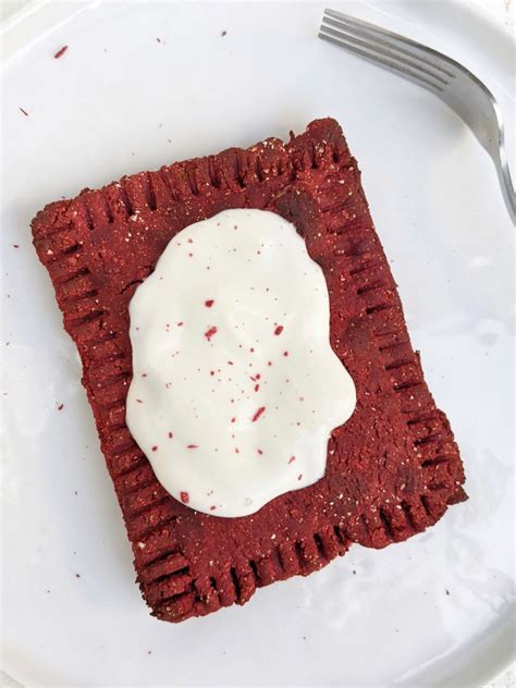 Red Velvet Protein Pop Tarts - Healthy, Homemade, Sugar Free | Hayl's ...