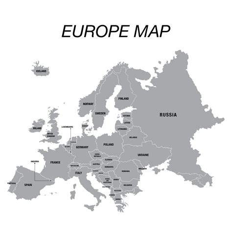Free Printable Europe Map: Easy Download & Use - Printables for Everyone