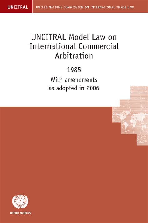 UNCITRAL Arbitration and ADR Techniques Model Law - UNITED NATIONS ...