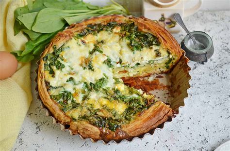 Spinach and Feta Cheese Quiche