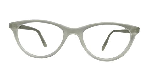 Matte White Oval Eyeglasses – Bombay Optical