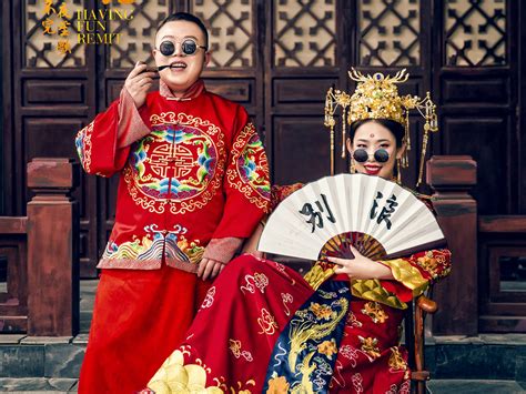 中式婚纱照图片素材-正版创意图片501041822-摄图网