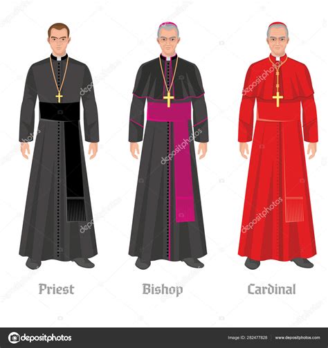 Catholic Bishop Cardinal Robe Stock Illustration by ©amid999 #282477828