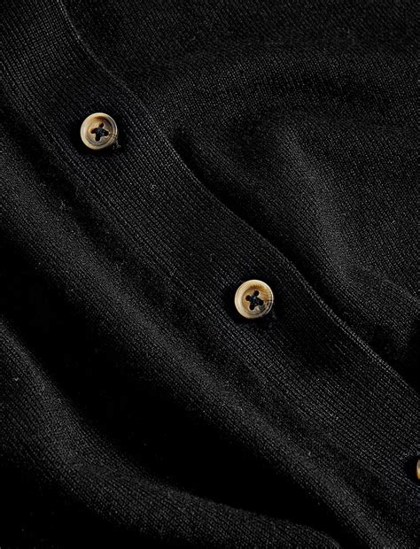 Buy Crew Neck Button Front Cardigan at Marks & Spencer