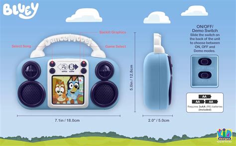 eKids Bluey Toy Music Player, Toy for Toddlers with India | Ubuy
