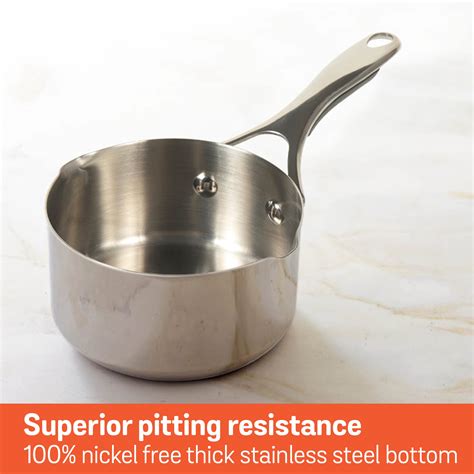 Buy Stainless Steel 14cm Milk Pan | Nickel Free | Meyer