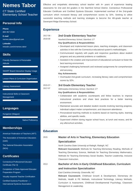 Elementary Teacher Resume—Examples and 25+ Writing Tips