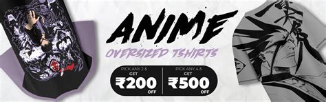Anime Oversized T Shirts Online India | Anime Collections