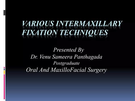 Image result for Intermaxillary Fixation