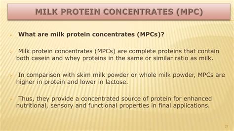 Milk Protein ppt | PPTX