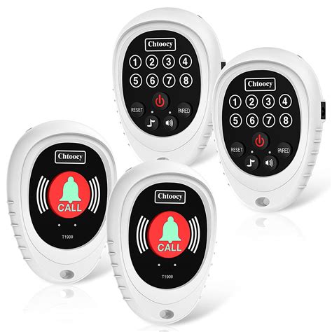 Buy Caregiver Pager Emergency Call Bell Button for Elderly Monitoring ...