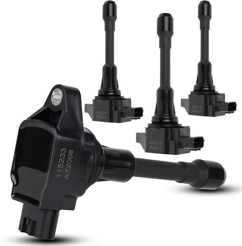 Buy WHEELTECH Set of 4 Ignition Coil Pack for Nissan for Frontier 05-19 ...