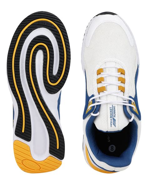 Buy Running Shoes For Men: Rocket-Pro-Of-Wht-New-Blu | Campus Shoes