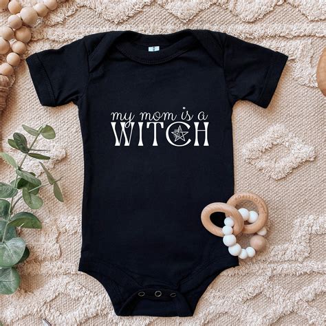 My Mom is a Witch Baby Halloween Onesie, Halloween Baby Clothes - Etsy ...