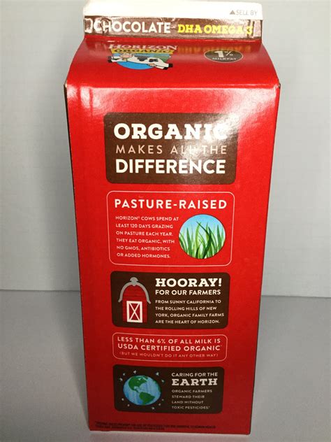 Horizon Organic Lowfat Chocolate Milk (50% more cocoa) — Chocolate Milk ...