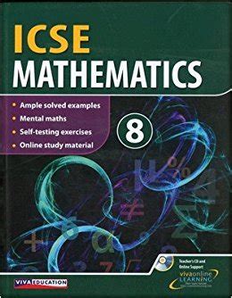 ICSE Mathematics - 8 : Viva Education: Amazon.in: Books